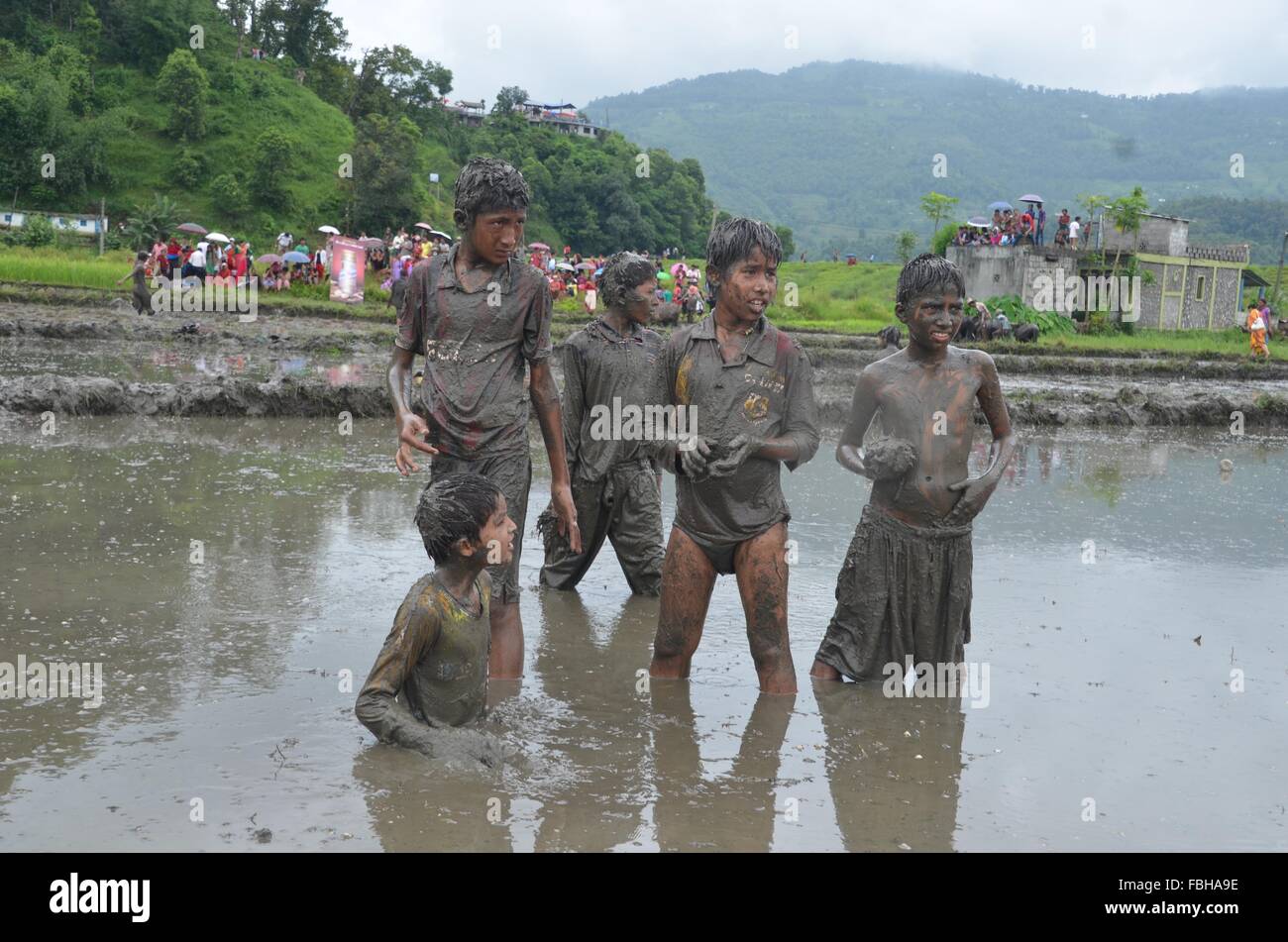 Rice planting festival Stock Photo Alamy