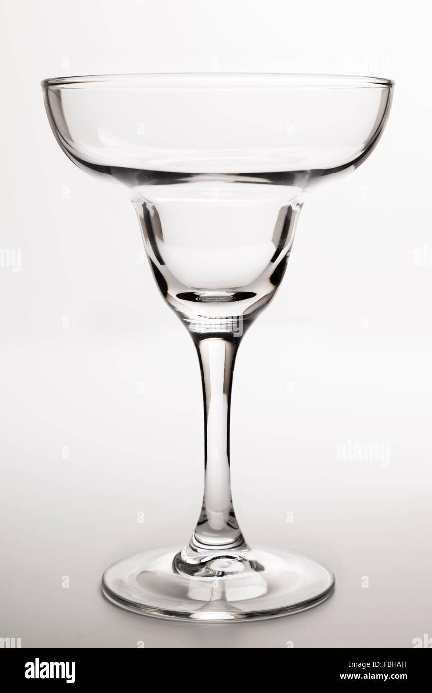 Empty Margarita Glass Stock Photo Alamy