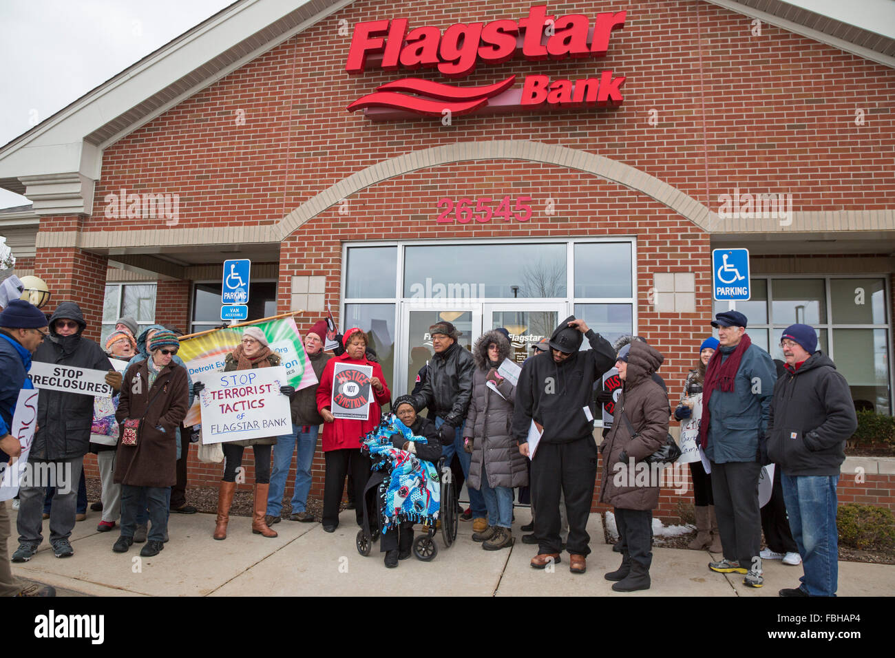 Dearborn Heights, Michigan USA 16th January 2016 Members of Detroit