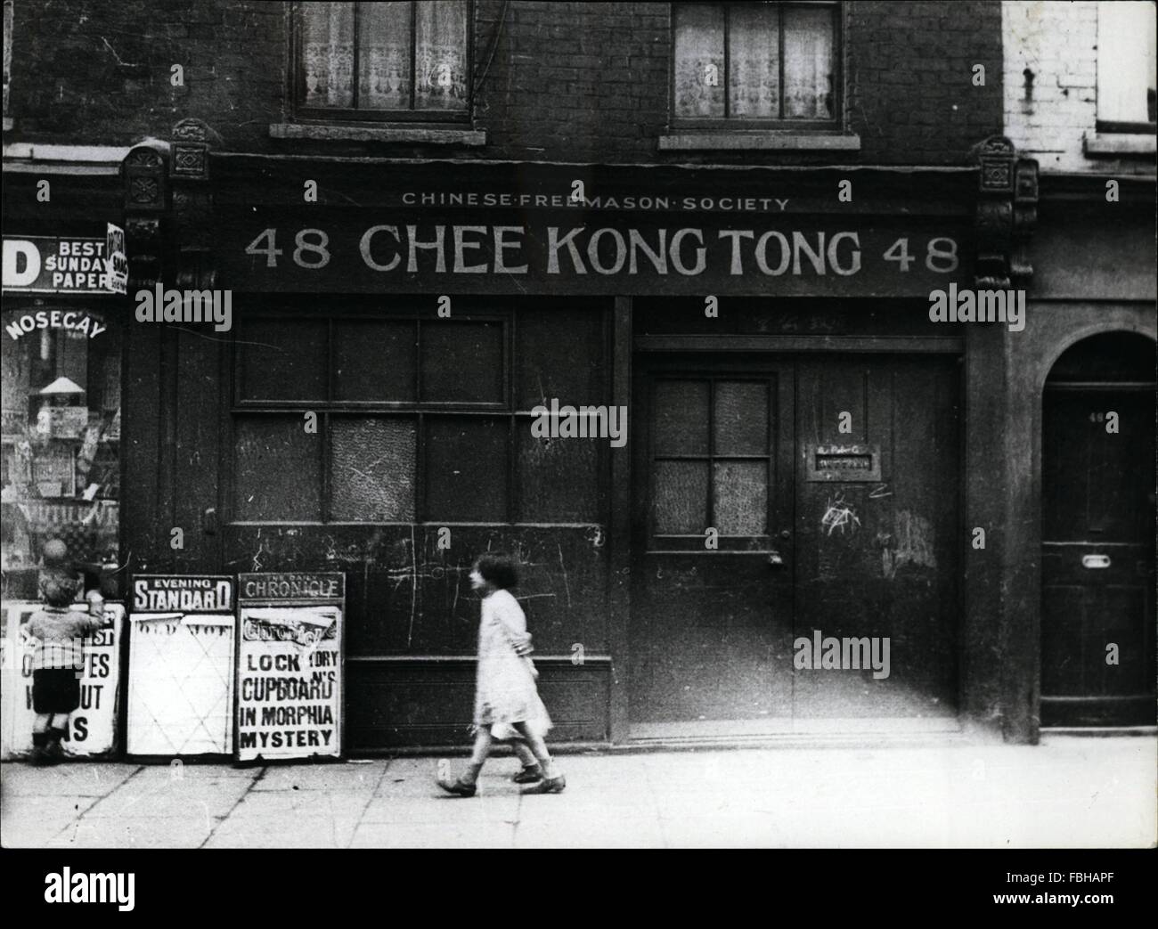 1925 - London in the Twenties; Chinese Freemason Society in Limehouse. ©  Keystone Pictures USA/ZUMAPRESS.com/Alamy Live News Stock Photo - Alamy