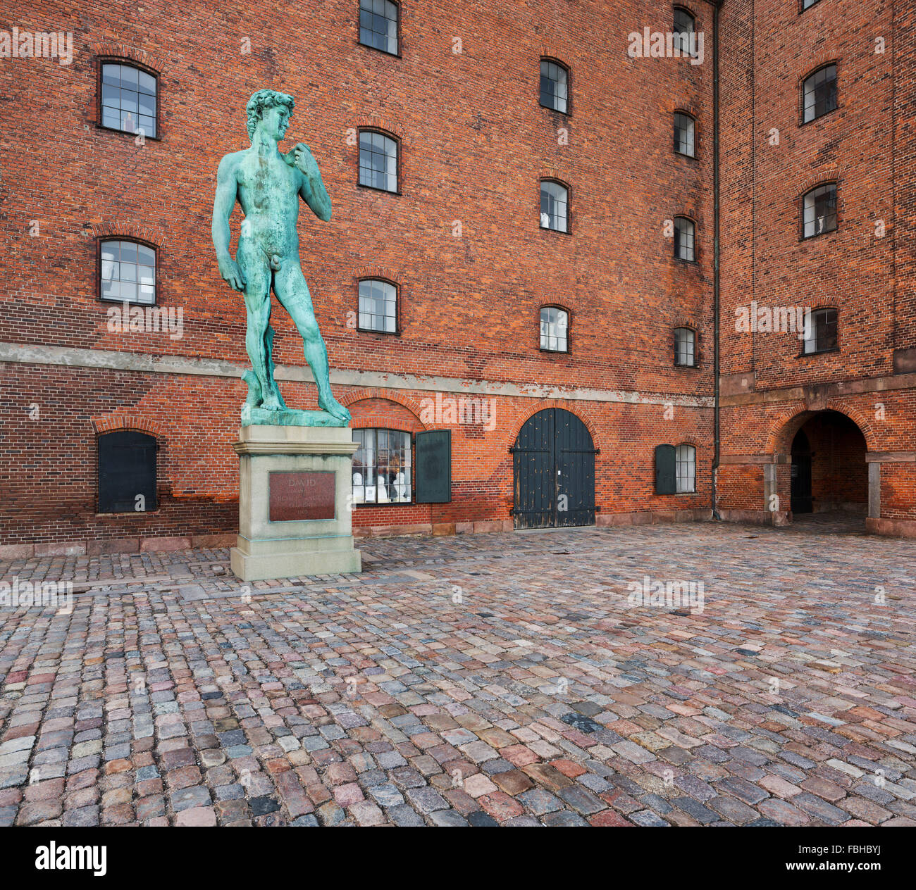 David Denmark Replica of the David Statue of Michelangelo, Copenhagen, Denmark Stock ...
