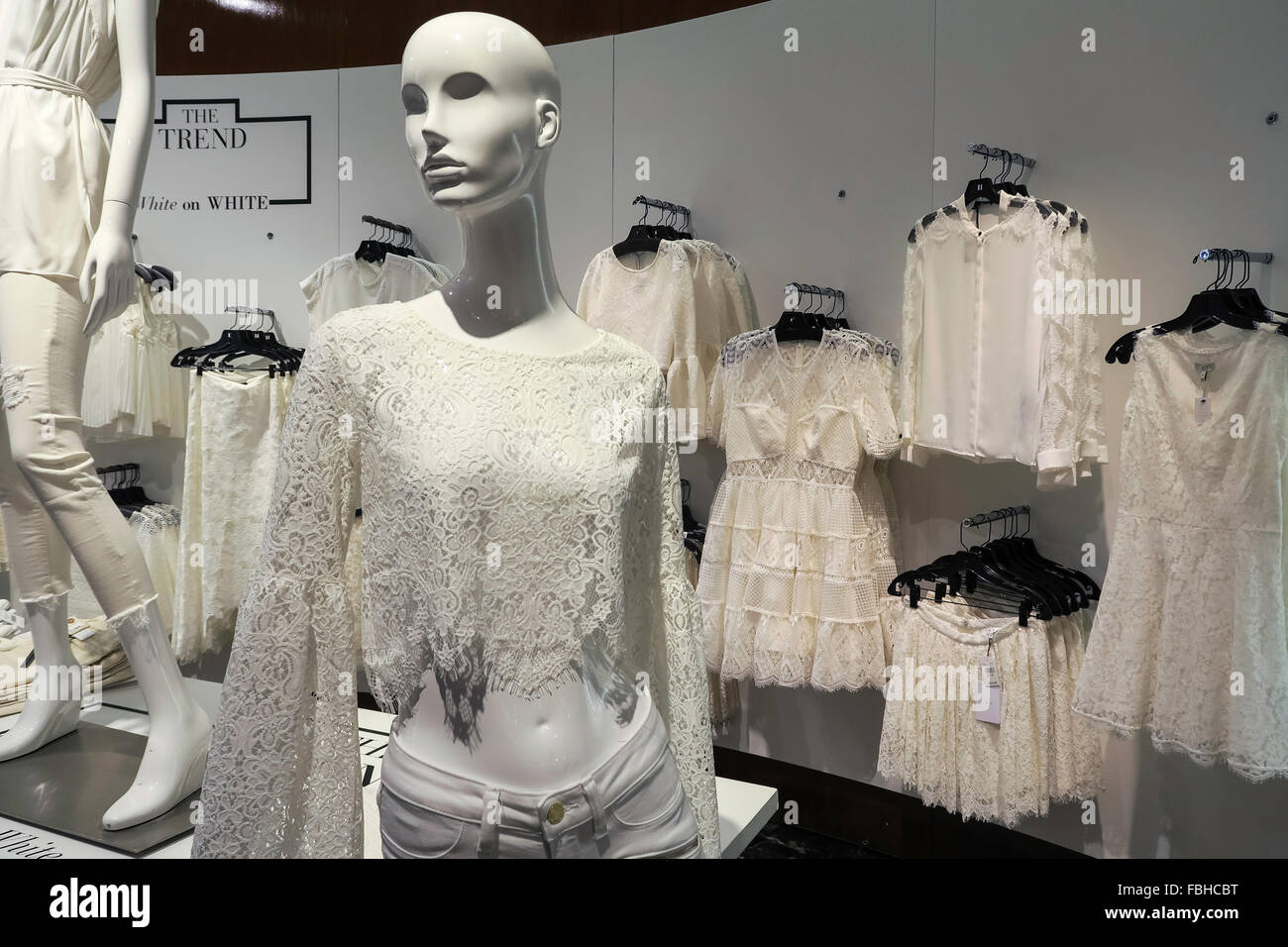 Saks Fifth Avenue Flagship Store Interior,  NYC Stock Photo