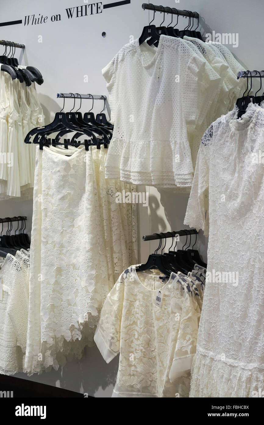 Saks Fifth Avenue Flagship Store Interior,  NYC Stock Photo