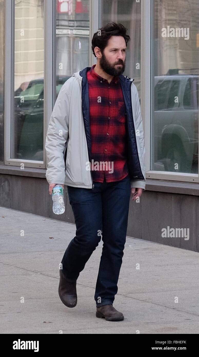 Paul Rudd Running Paul Rudd walking about in Soho Featuring: Paul Rudd Where: Manhattan ...