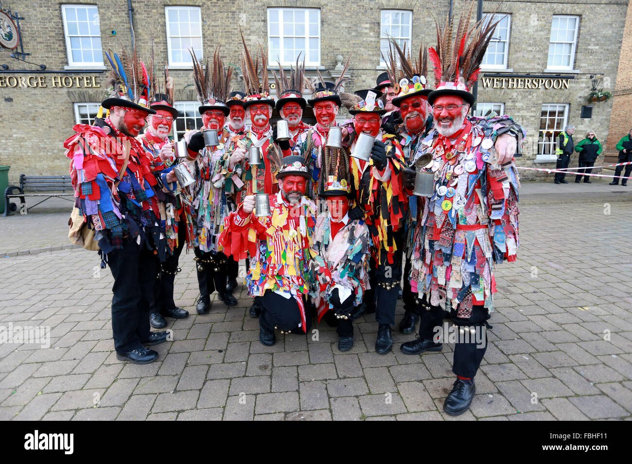 Whittlesey, Cambridgeshire, UK. 16th Jan, 2016. The Red Leicester
