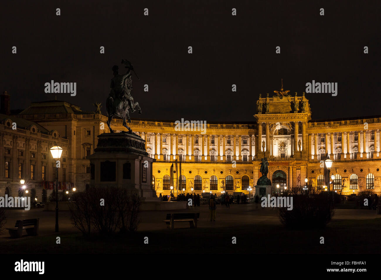 Austria, Vienna, Heldenplatz, Hofburg Stock Photo