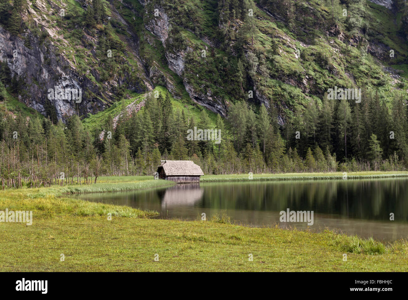 Small lake in the Seebachtal, Hohe Tauern Stock Photo