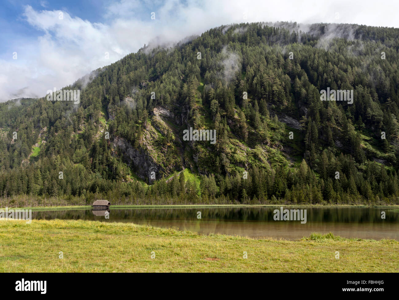 Small lake in the Seebachtal, Hohe Tauern Stock Photo