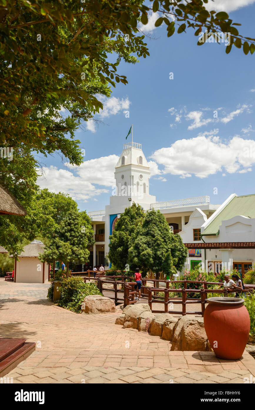 Courtyard at Emerald Resort & Casino, Vanderbijlpark, Emfuleni Municipality, Gauteng Province, Republic of South Africa Stock Photo