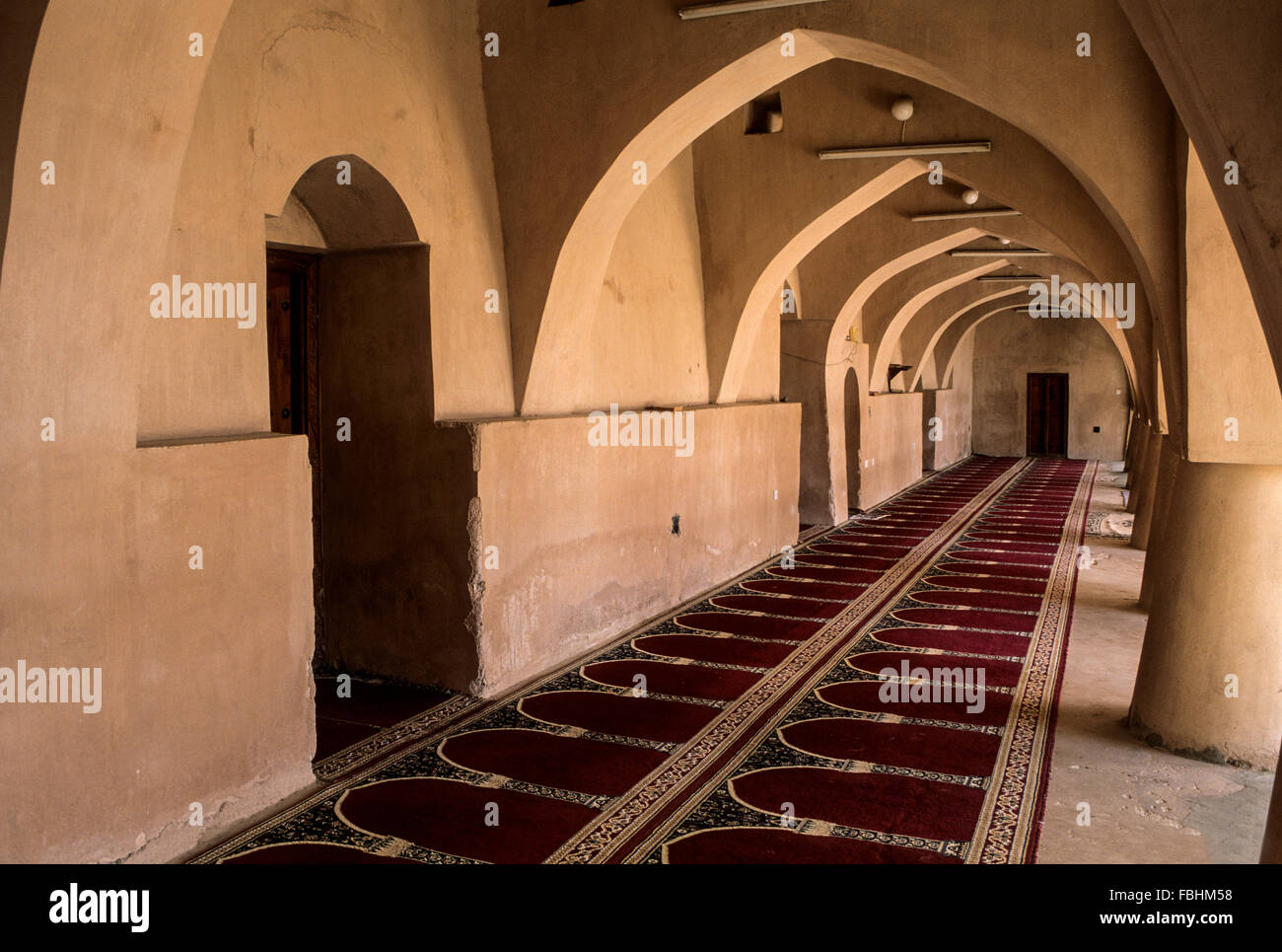 Jalan Bani Bu Ali, Oman.  Mosque of Rashid bin Hamouda. Stock Photo
