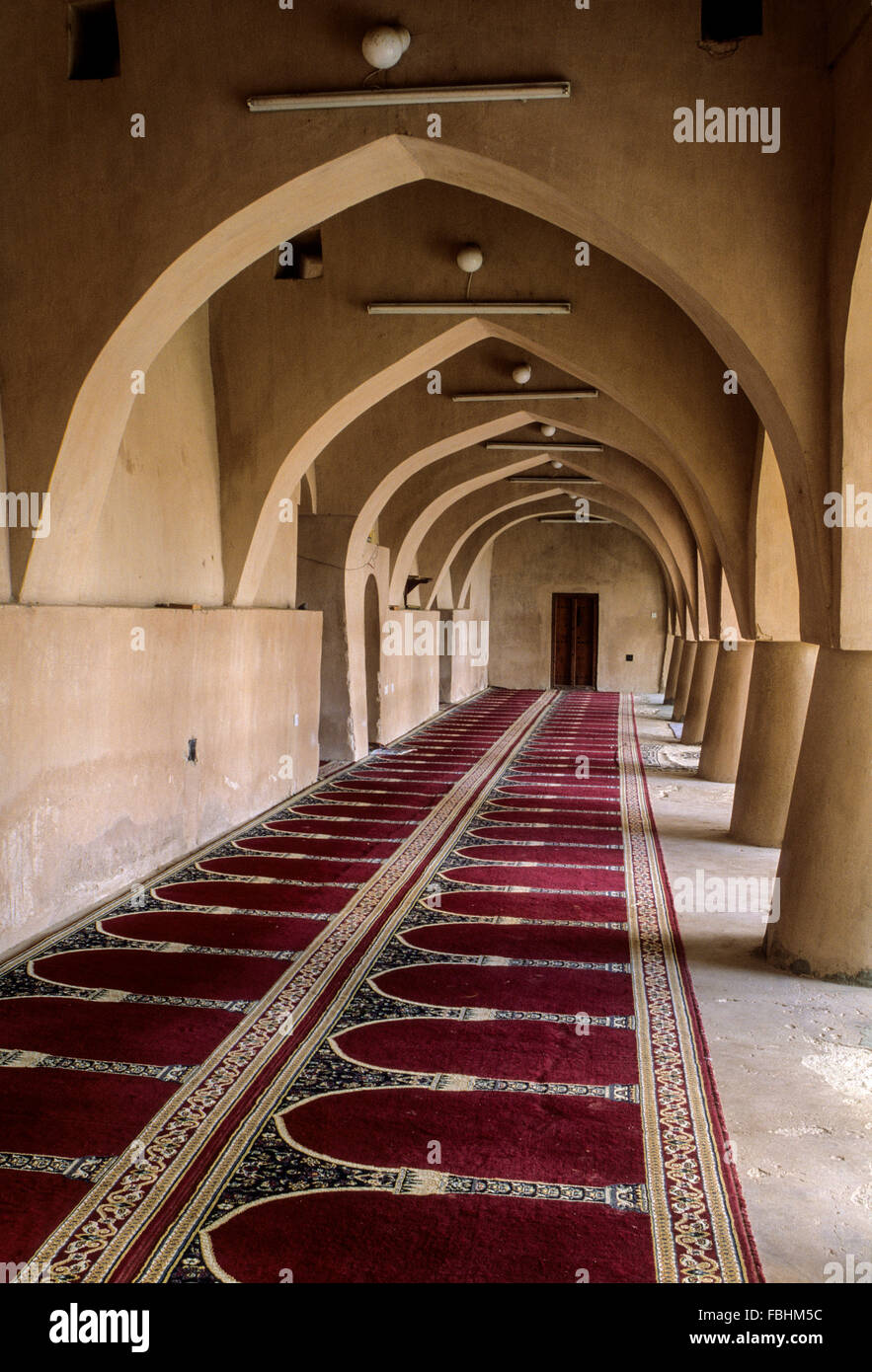 Jalan Bani Bu Ali, Oman.  Mosque of Rashid bin Hamouda. Stock Photo