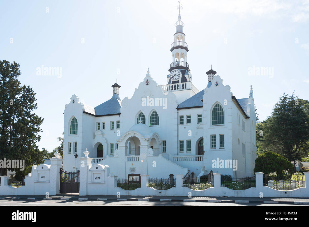 Dutch Reformed Church (NGK), Swellendam, Overberg Region, Western Cape Province, South Africa Stock Photo