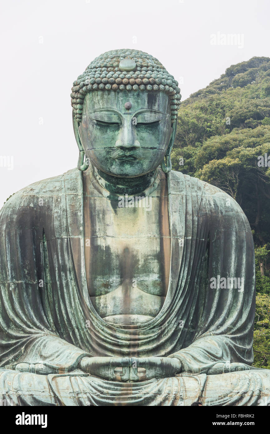 The Great Buddha of Kotokuin Temple in Kamakura, Japan. Stock Photo