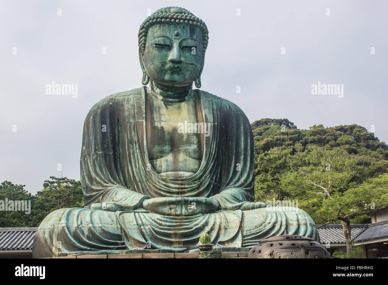 The Great Buddha of Kotokuin Temple in Kamakura, Japan. Stock Photo