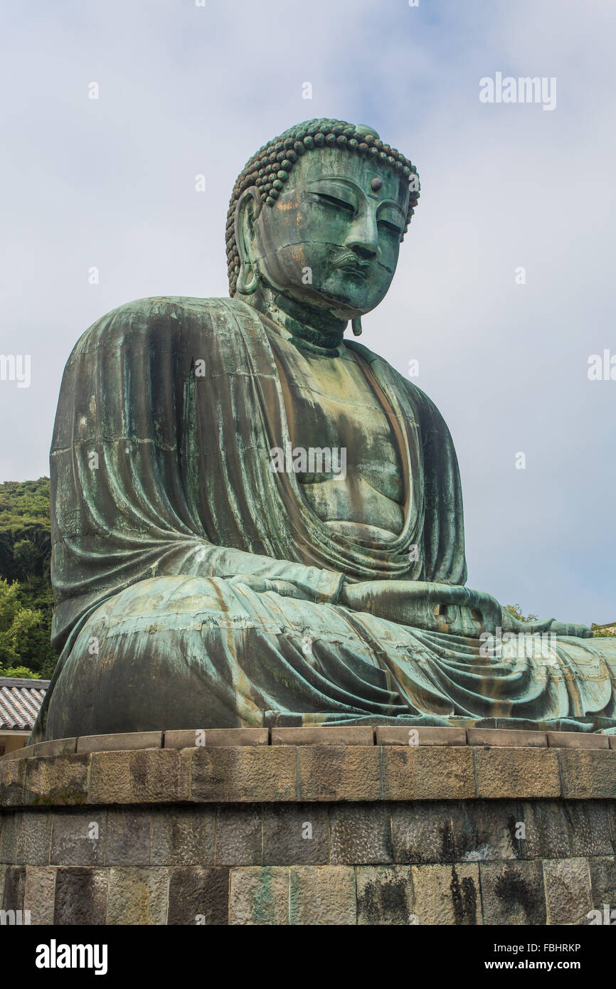 The Great Buddha of Kotokuin Temple in Kamakura, Japan. Stock Photo