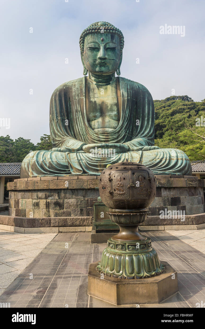 The Great Buddha of Kotokuin Temple in Kamakura, Japan. Stock Photo