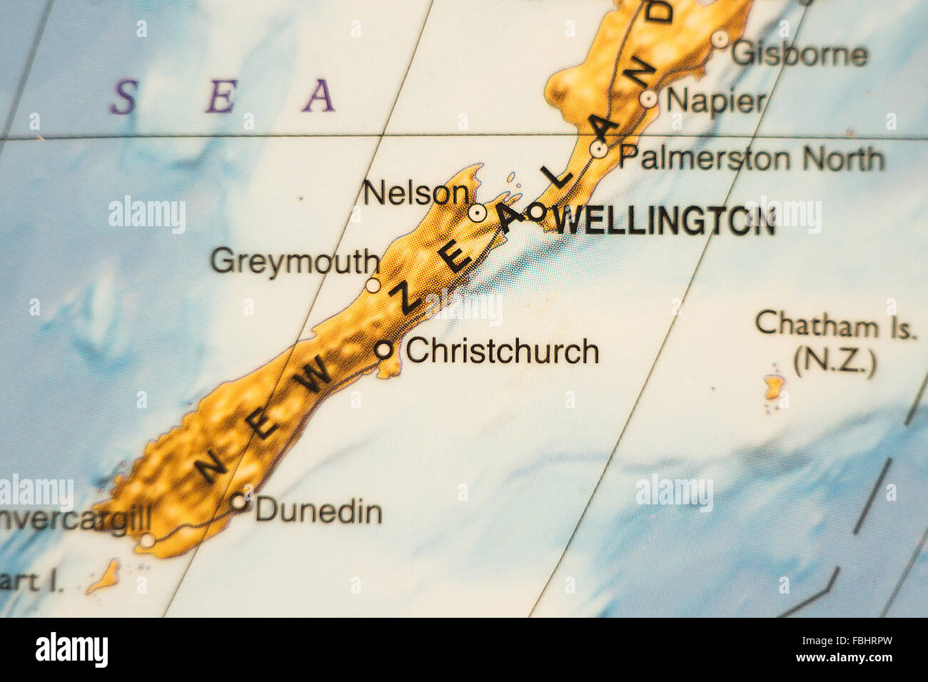 Wellington New Zealand Map