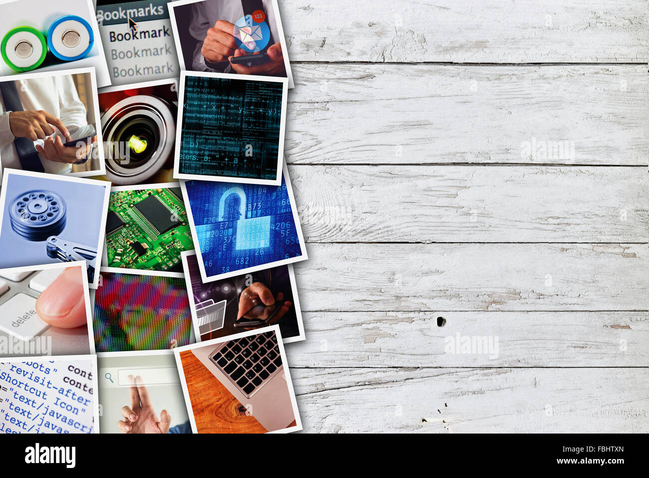 Collage technology hi-res stock photography and images - Alamy