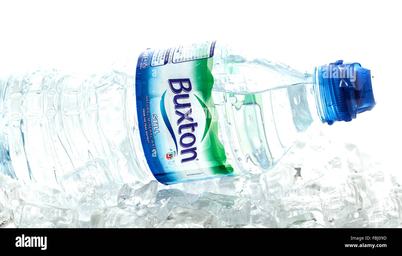 Volvic Natural Mineral Water Stock Photo - Alamy