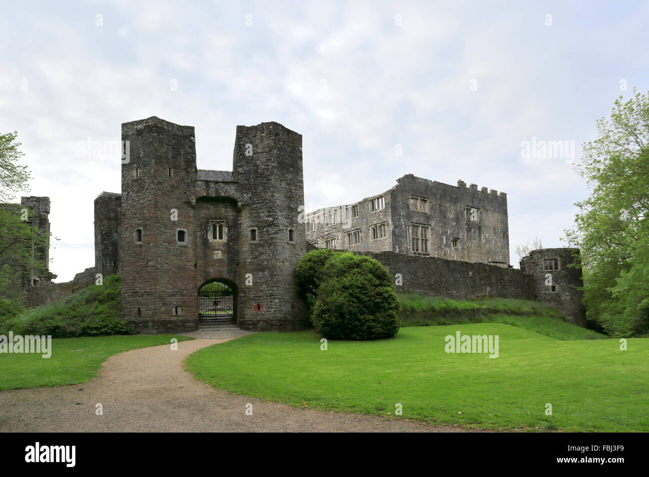 Berry Pomeroy ruined castle, near Totnes Market town, Devon County