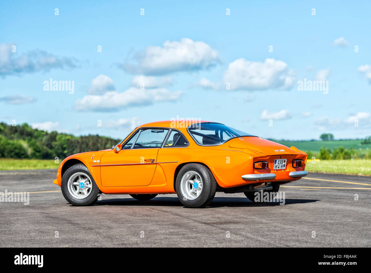 Michelstadt Hesse Germany Renault Alpine A110 1300 S Orange