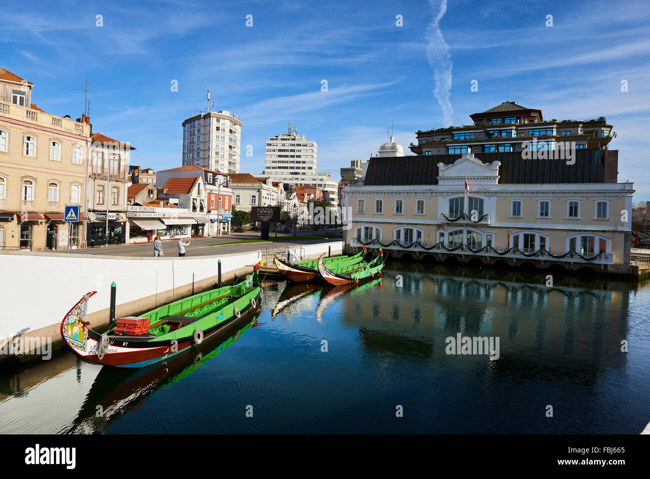 Captaincy Building of Aveiro's Port, Portugal, Europe Stock Photo
