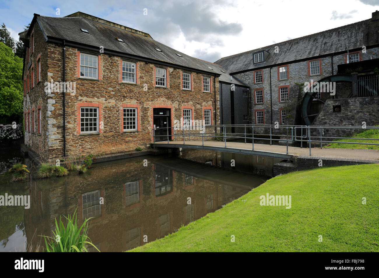 Watermill at Buckfastleigh Abbey, Buckfastleigh town, Dartmoor National
