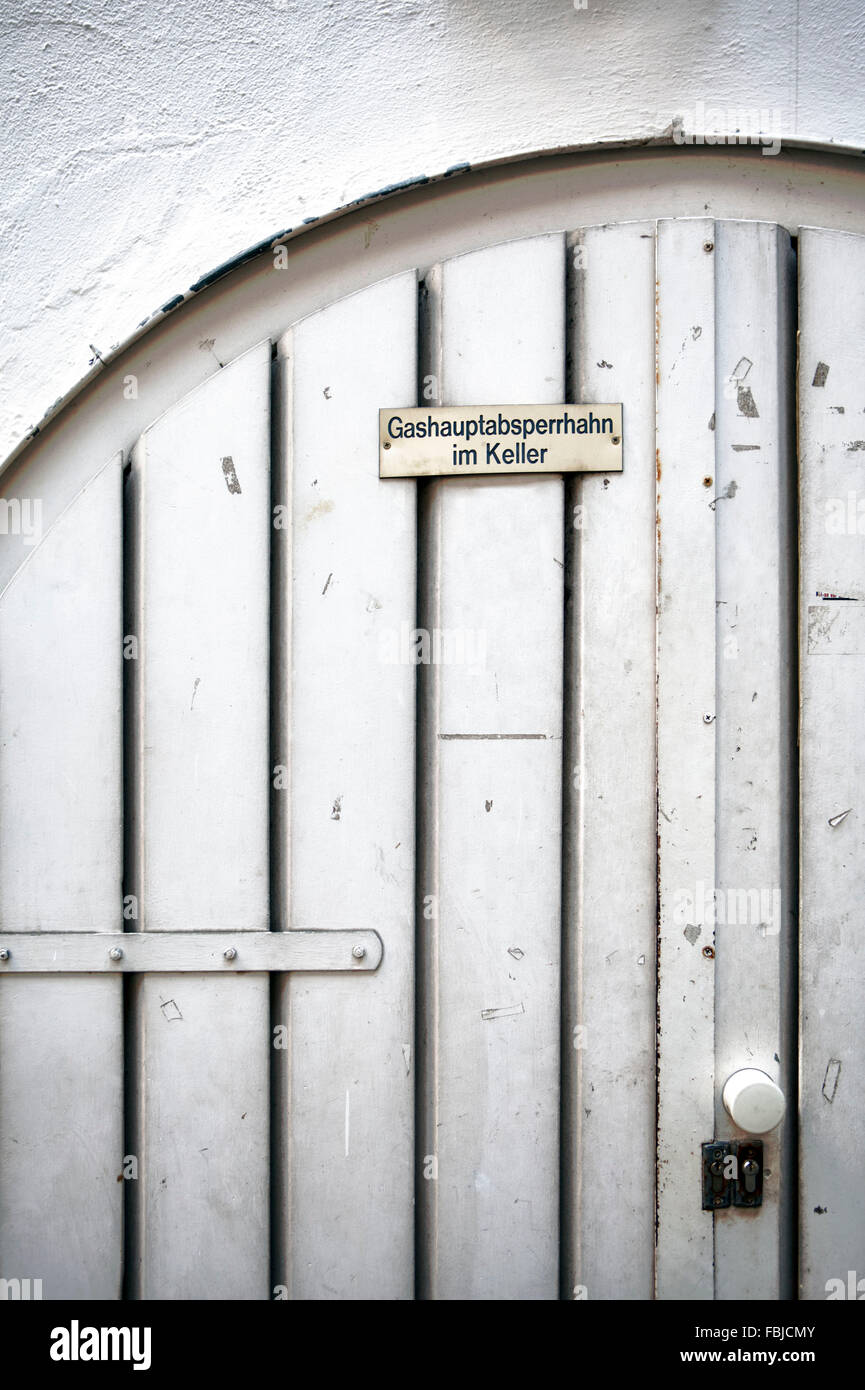 Wooden cellar door Stock Photo - Alamy