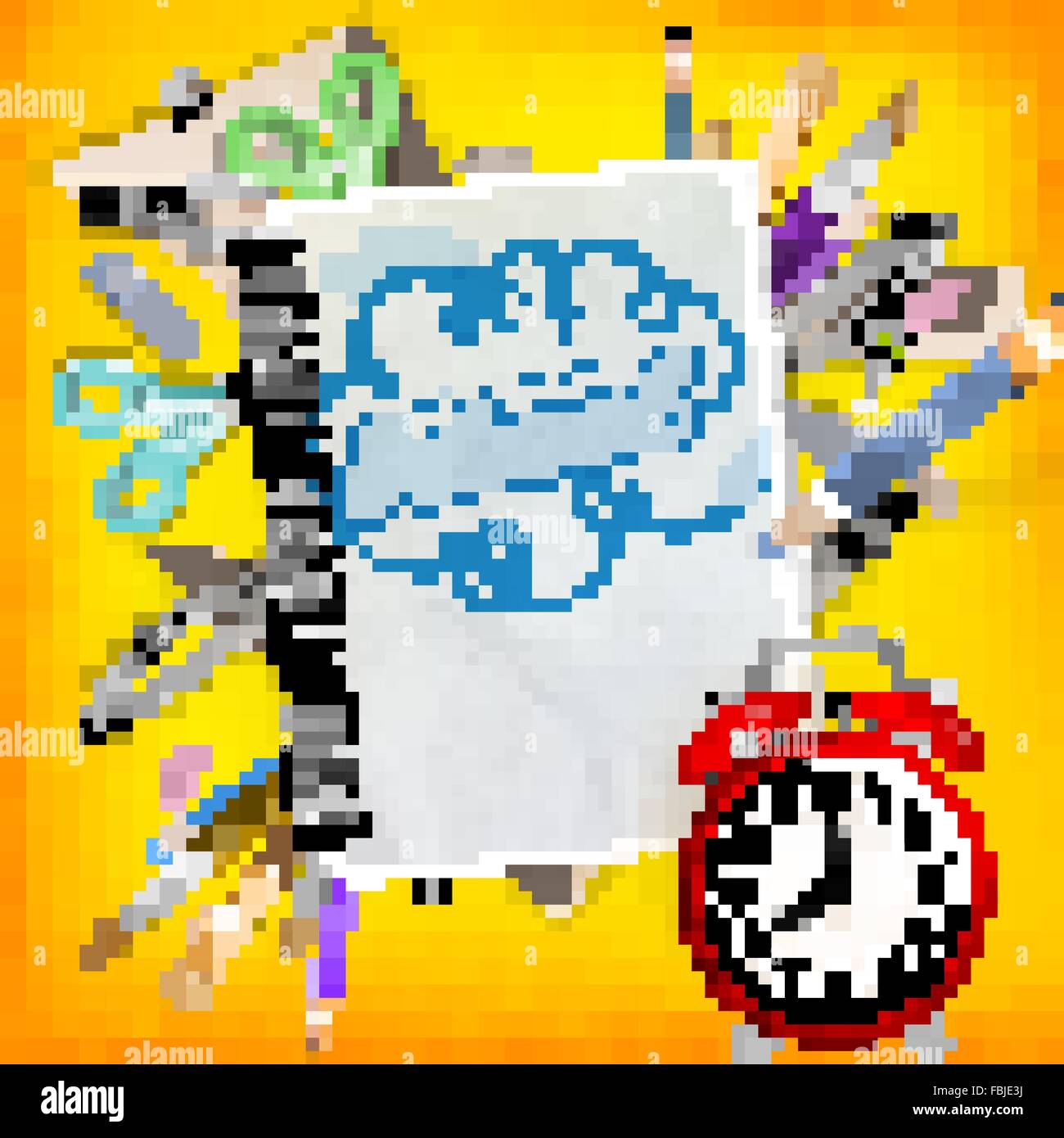 Back to School template concept. EPS 10 Stock Vector Image & Art - Alamy