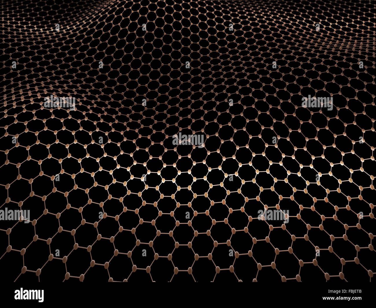Several molecules connected, crystallized in the hexagonal system ...