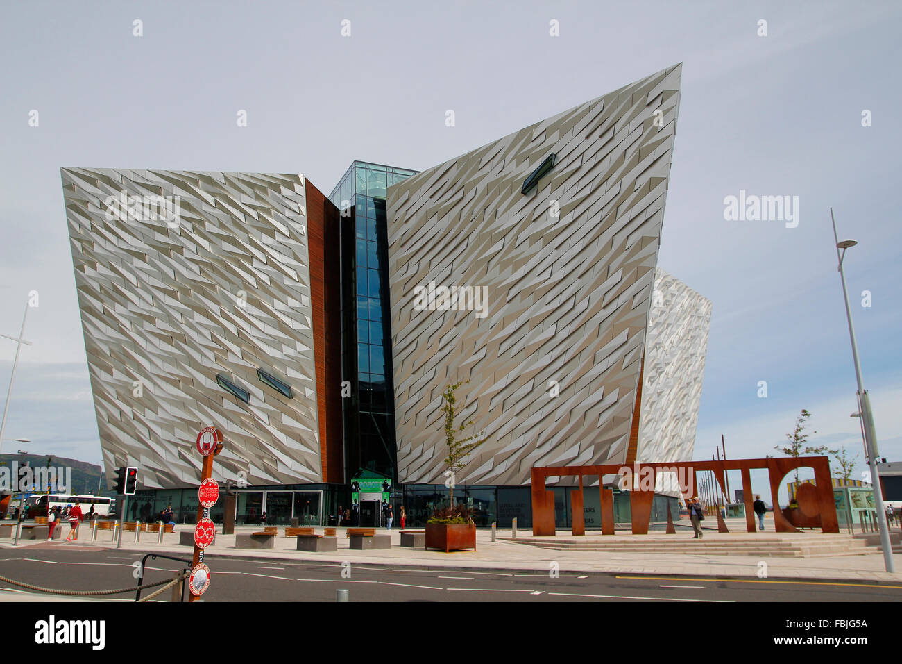 The Titanic visitor centre in Belfast Stock Photo