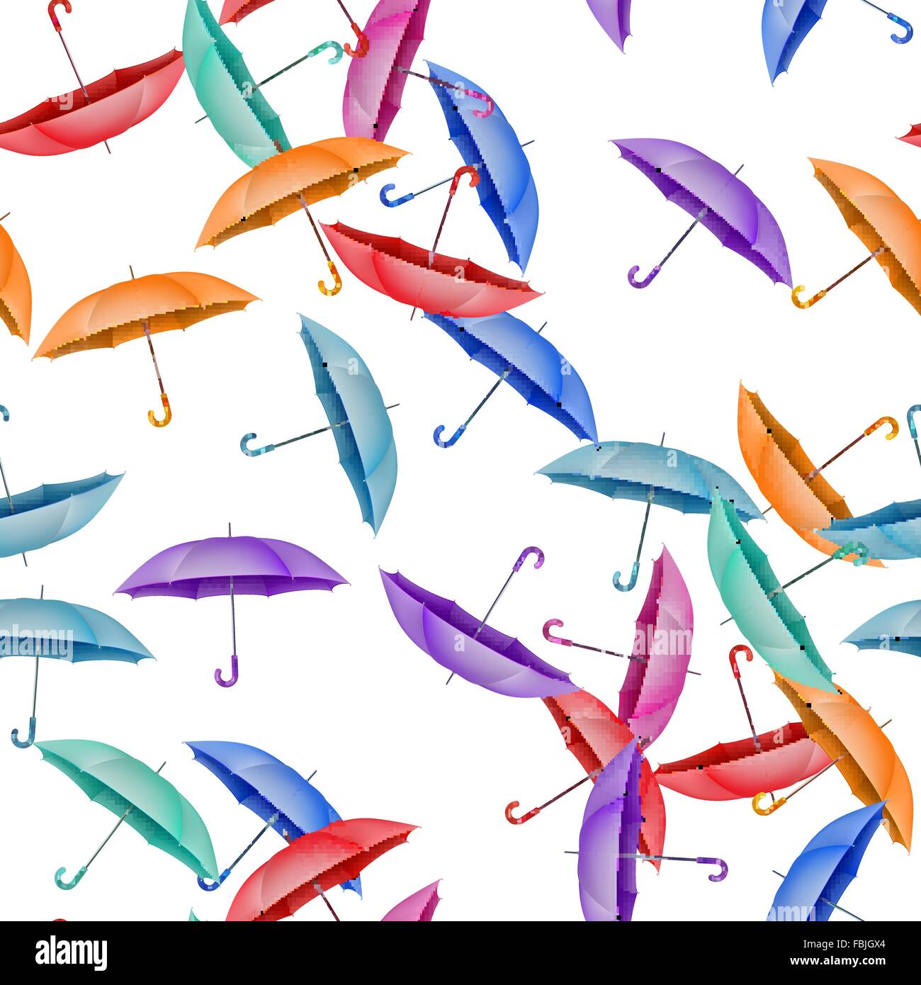Wet umbrellas Stock Vector Images - Alamy