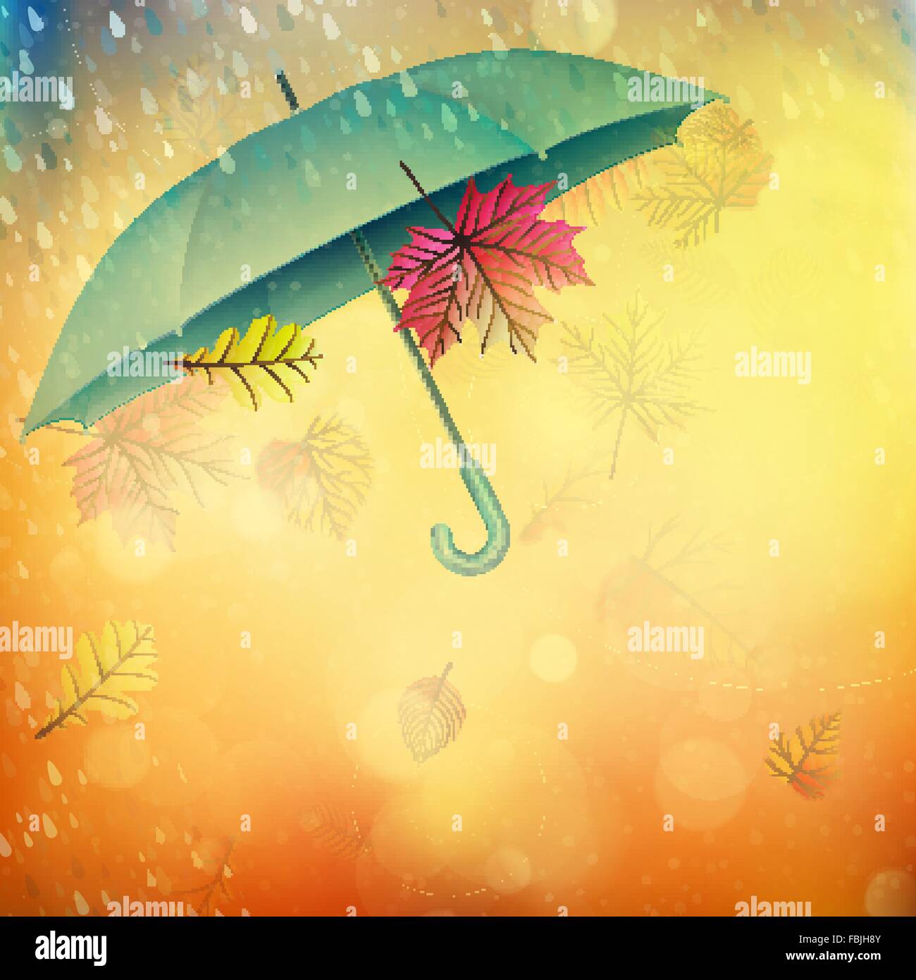 Theme of autumn. EPS 10 Stock Vector Image & Art - Alamy