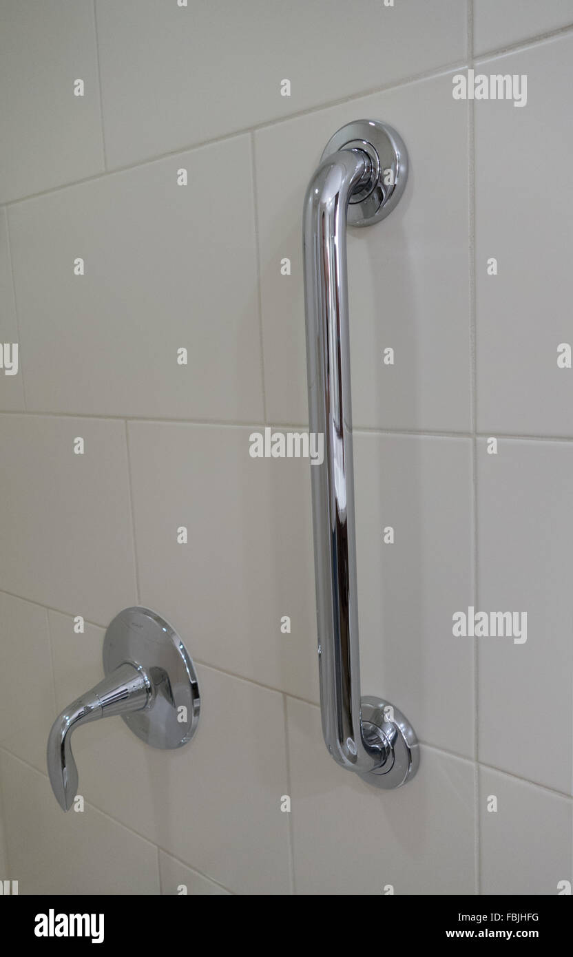 bathtub handle bar Stock Photo Alamy