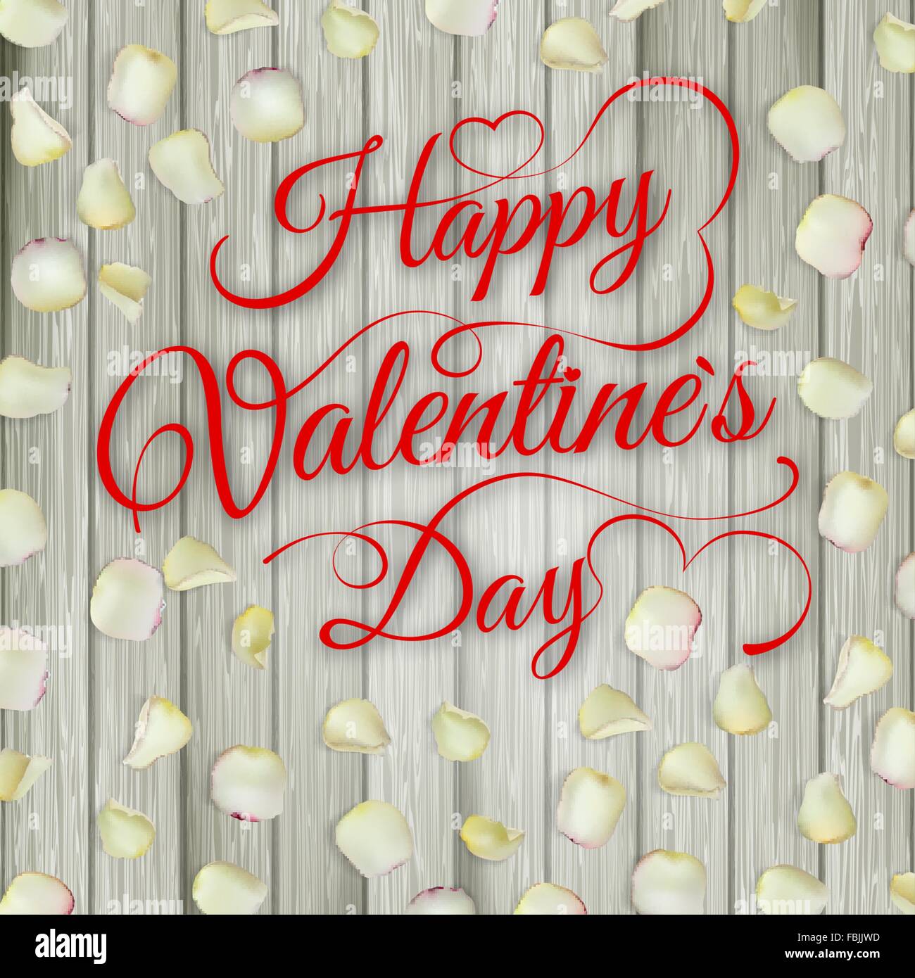Rose petals on wooden texture. EPS 10 Stock Vector Image & Art - Alamy