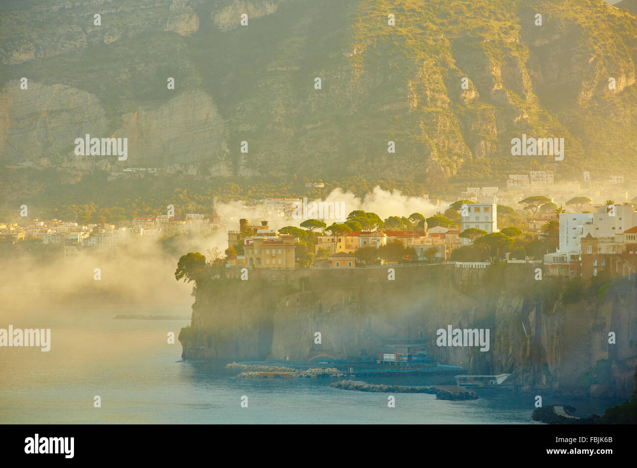 Sorrento is expensive and most beautiful European resort Stock Photo