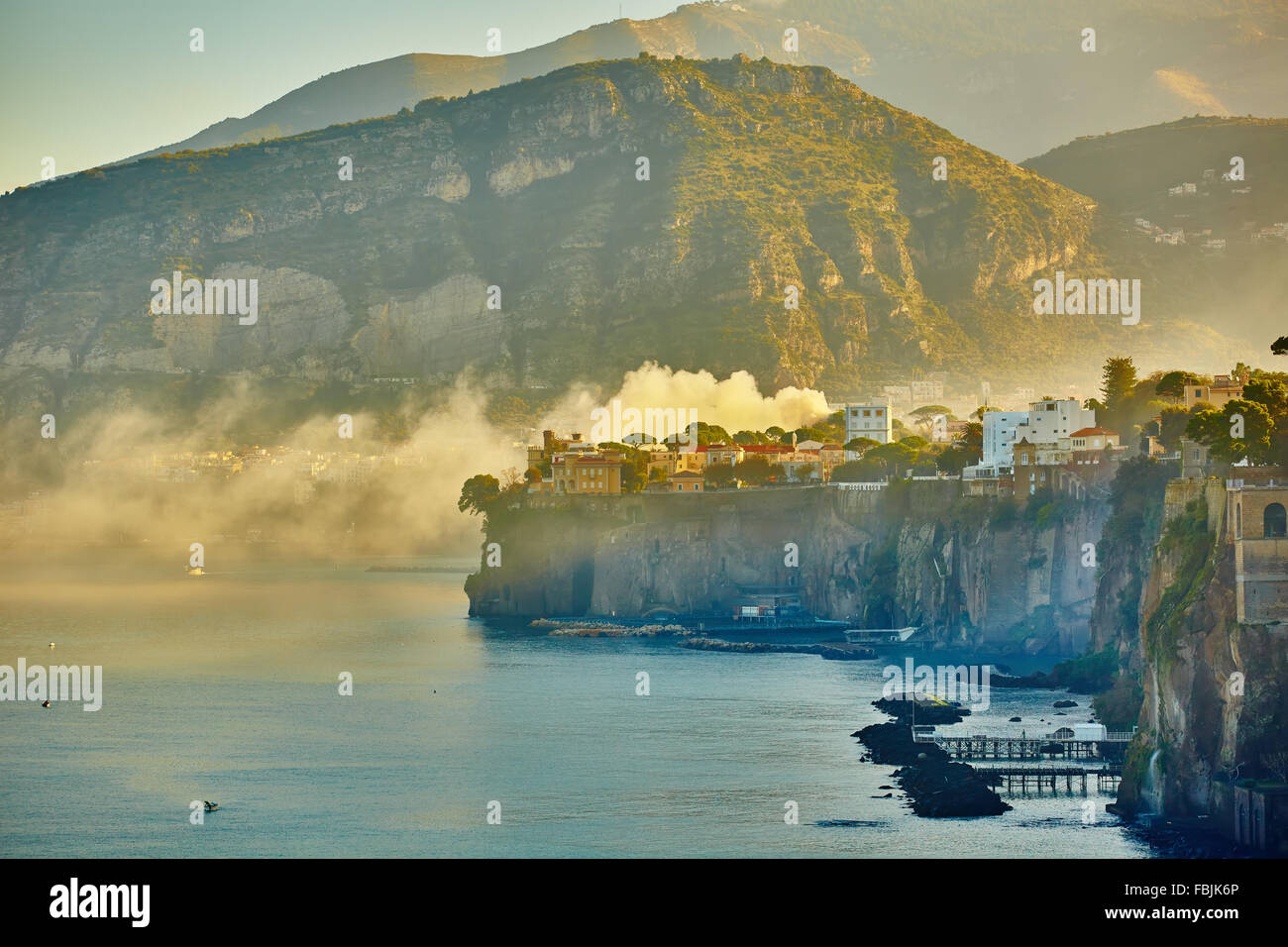 Sorrento is expensive and most beautiful European resort Stock Photo