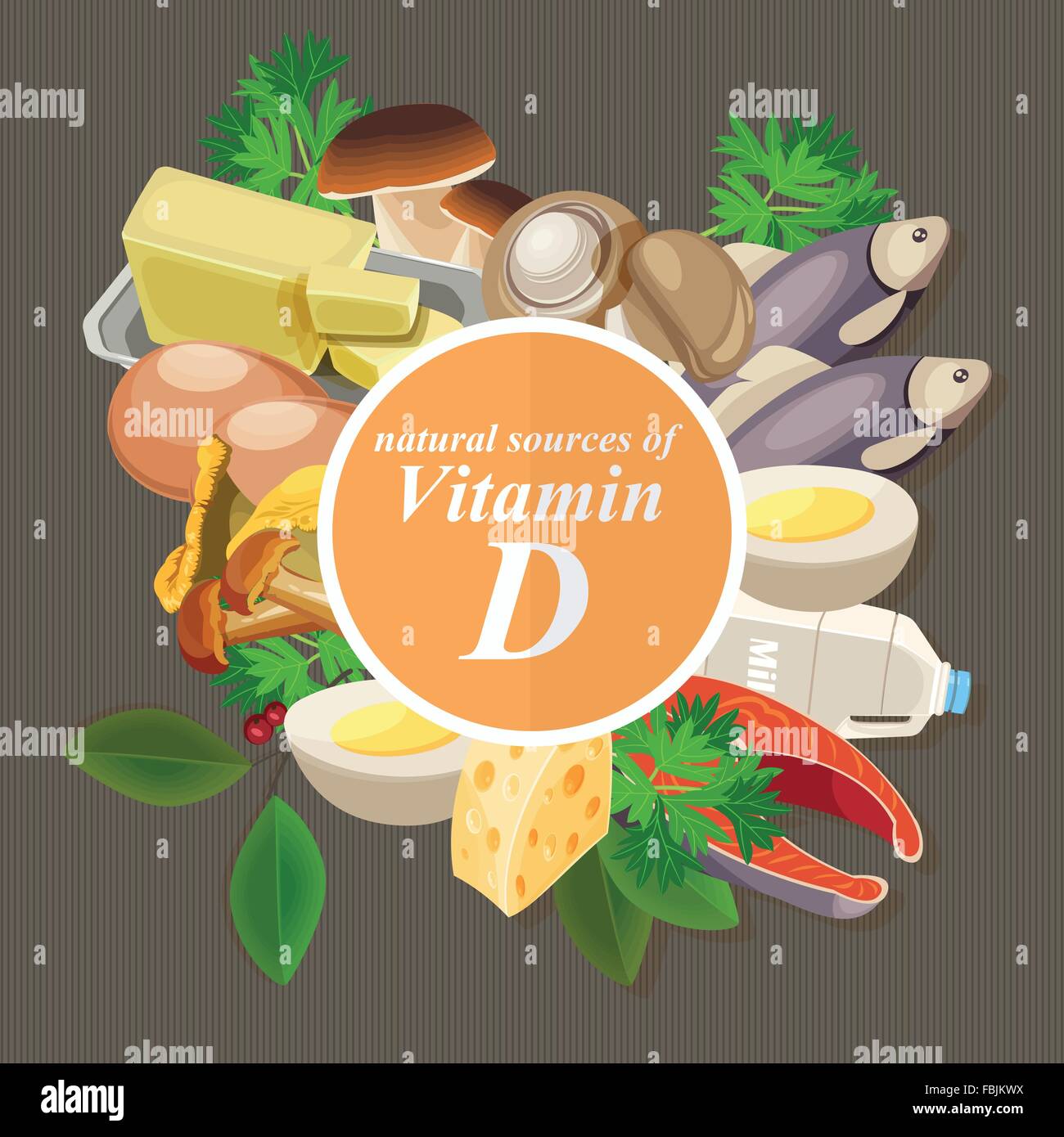 Vitamin D Stock Vector Images Alamy