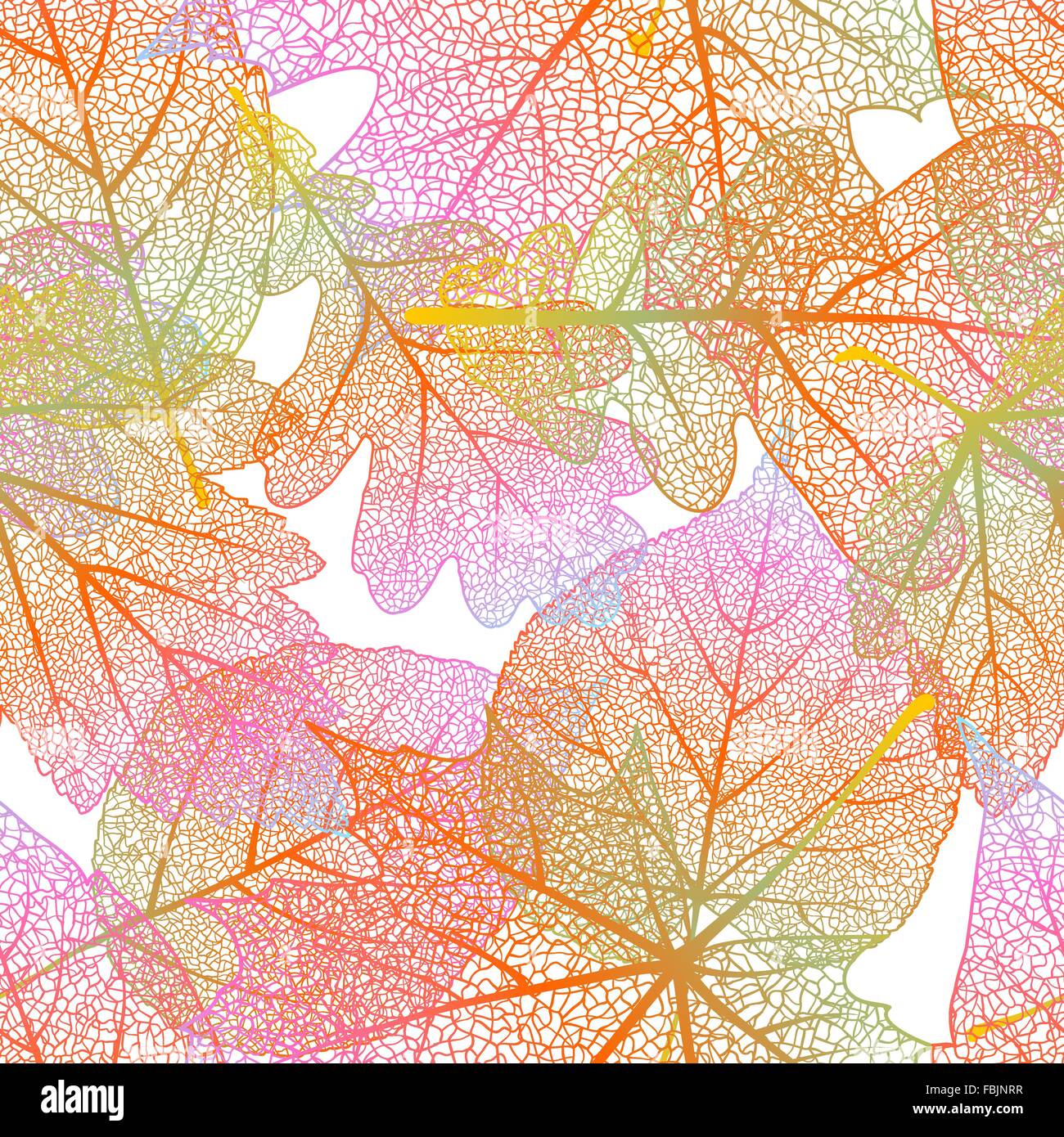 Detailed leaves seamless background. EPS 10 Stock Vector Image & Art ...