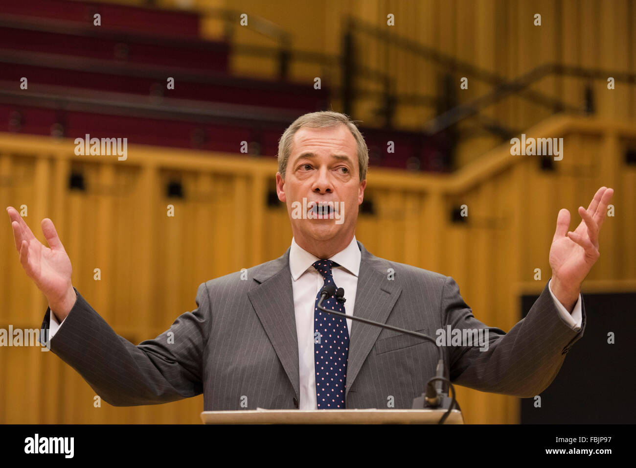 Nigel Farage Leader of the UK Independence Party Stock Photo Alamy