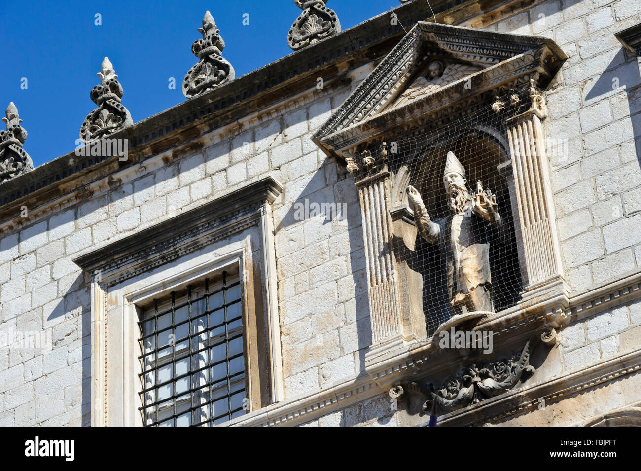 The Sponza Palace in the Old Town in Dubrovnik, Croatia. Stock Photo