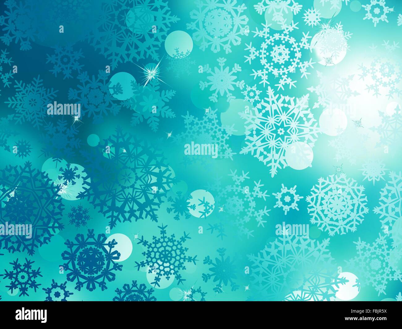 Blue Christmas background with snowflakes. EPS 10 Stock Vector Image ...