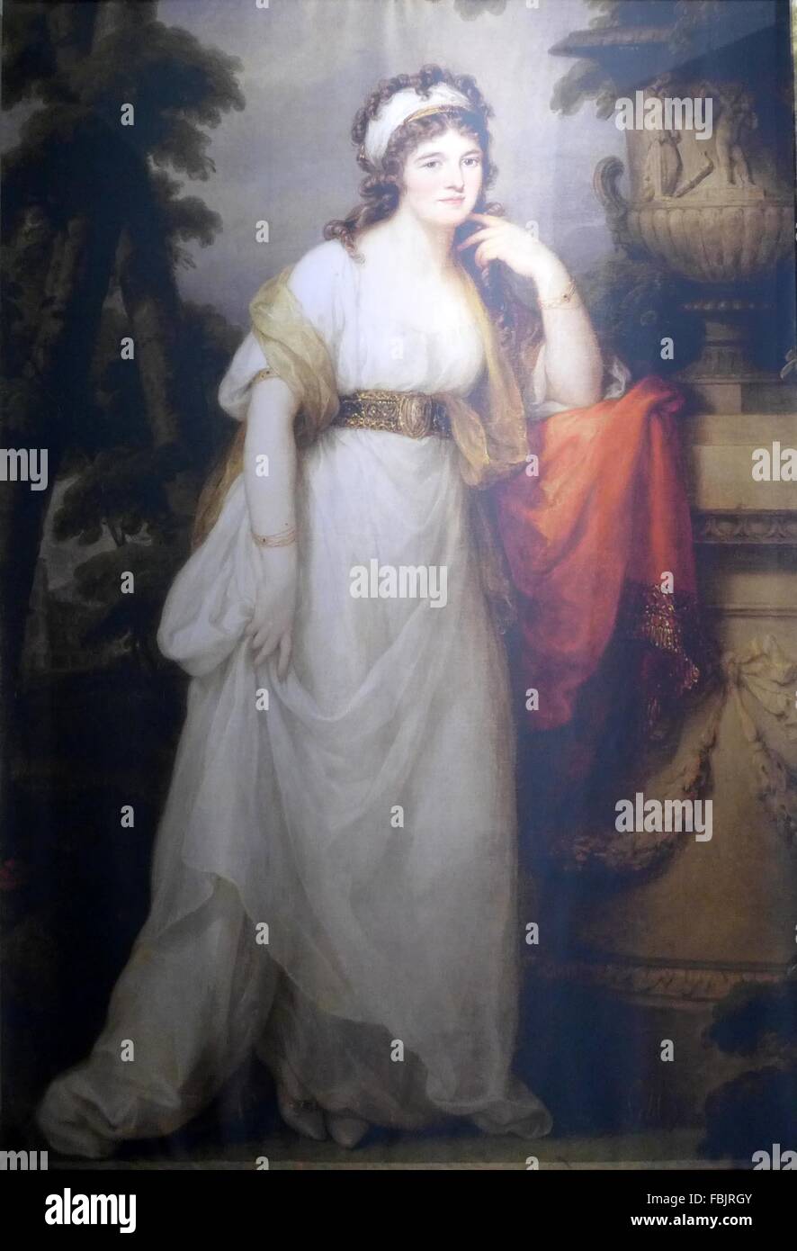 Gräfin Lichtenau in Rom, Angelika Kauffmann, Öl auf Leinwand, 1796. Das ...