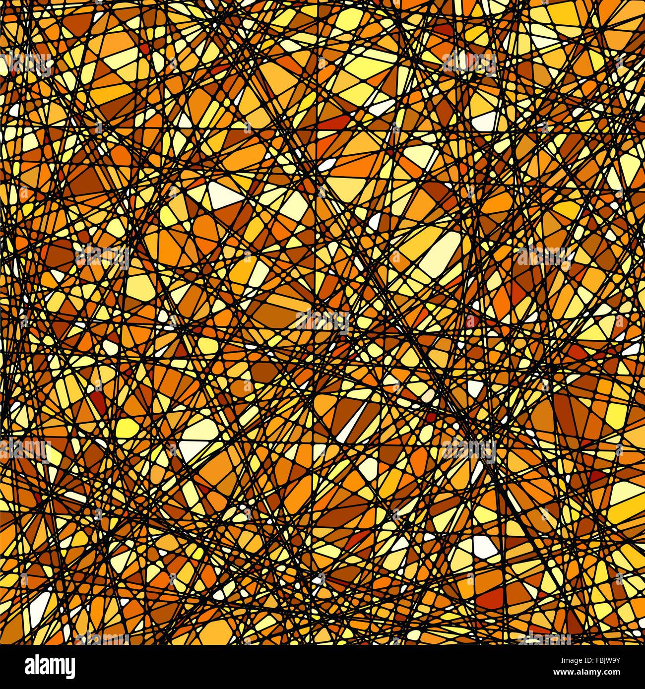 Stained glass texture in a gold tone. EPS 8 Stock Vector Image & Art