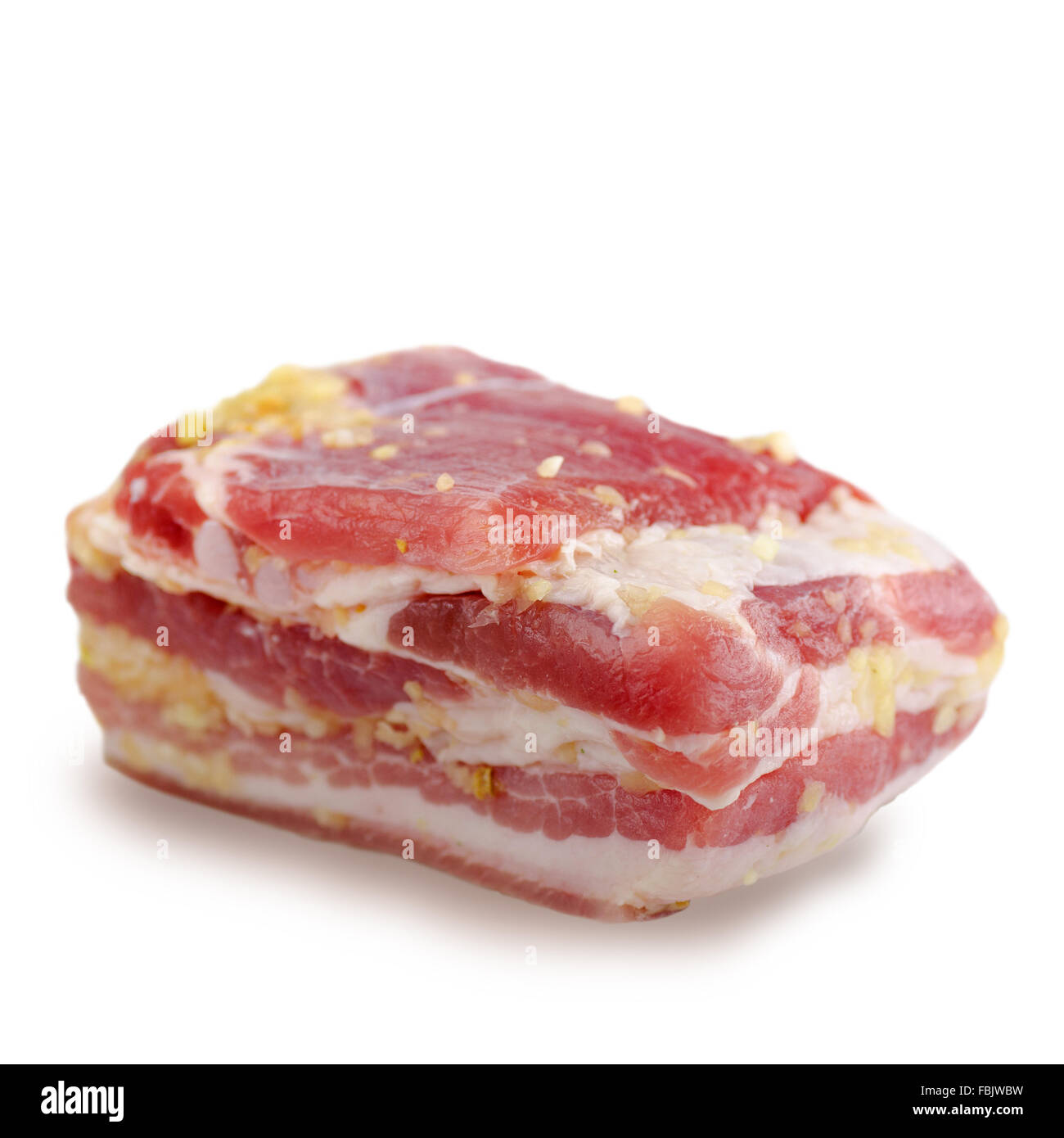 Pork meat isolated on white background Stock Photo