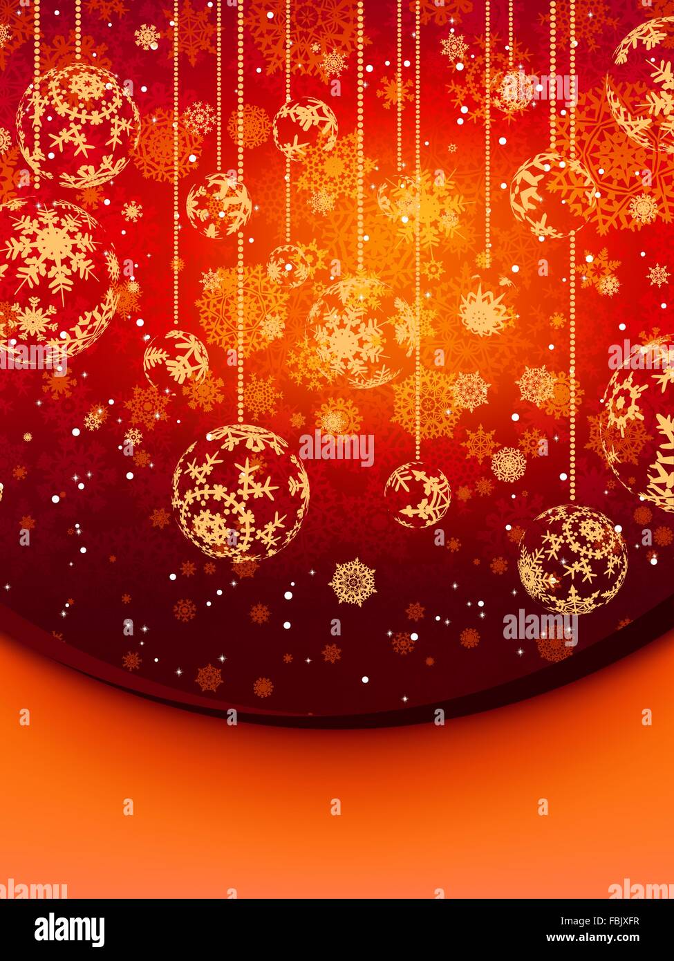 Christmas background with snowflakes. EPS 8 Stock Vector Image & Art ...