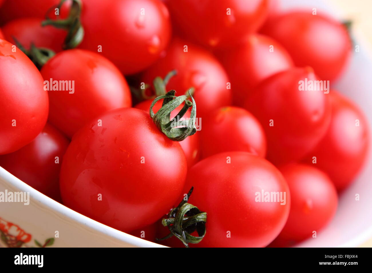Group of fresh tomatoes Stock Photo