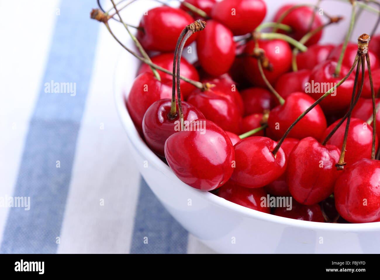 Cherry red summer berry Stock Photo