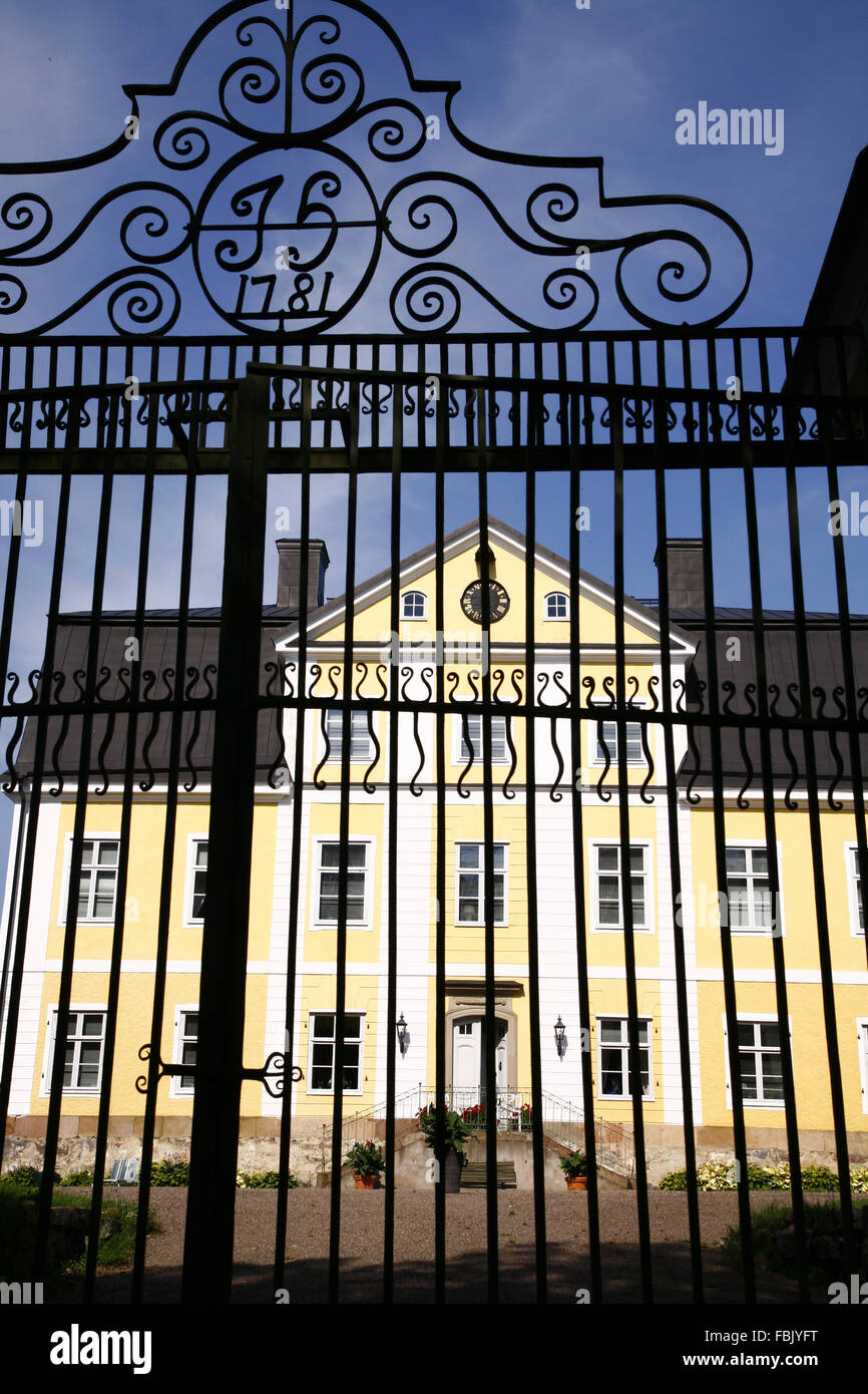 Fagervik Mansion & Gate (Kartano Gård), Inkoo Finland Suomi Stock Photo