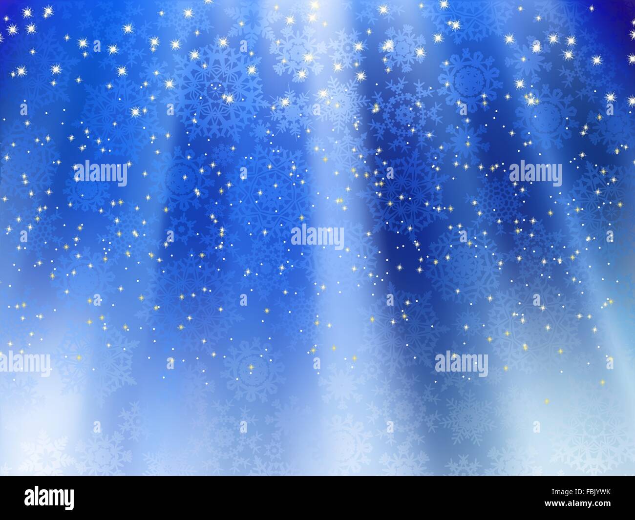 Blue wave background with snowflakes. EPS 8 Stock Vector Image & Art ...